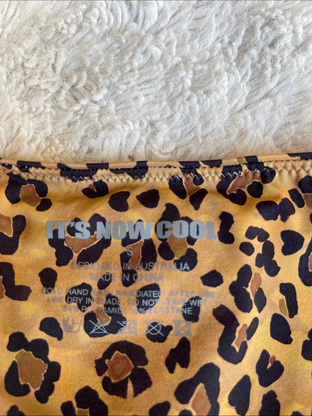 Free People It’s Now Cool High-Waist Leopard Print Swim Bottoms - Brown Size S